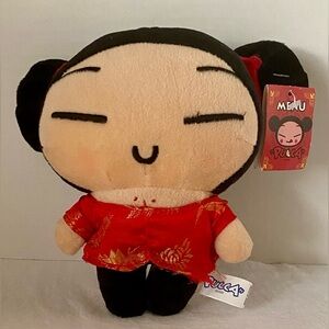 Pucca SOK Sonokong South Korean Plush Doll Anime Vooz 7” Toy Kimono Collectible